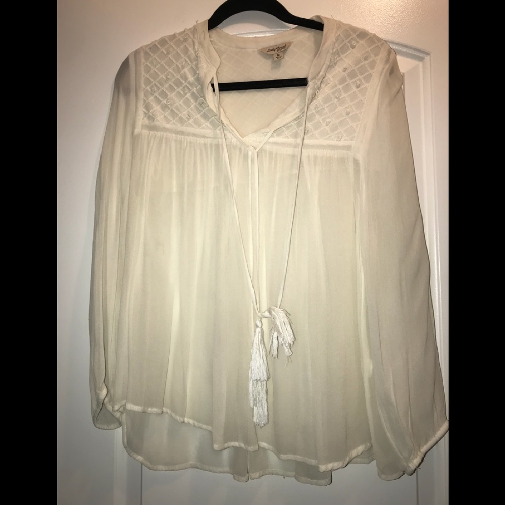 Lucky Brand chiffon blouse